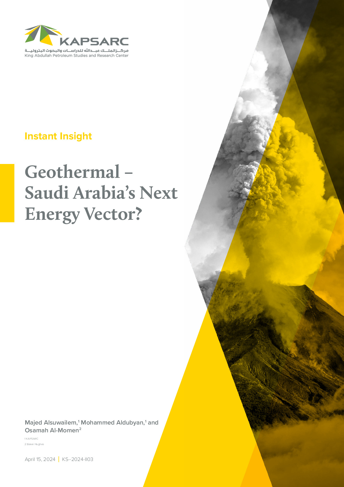 Geothermal – Saudi Arabia’s Next Energy Vector? (1)