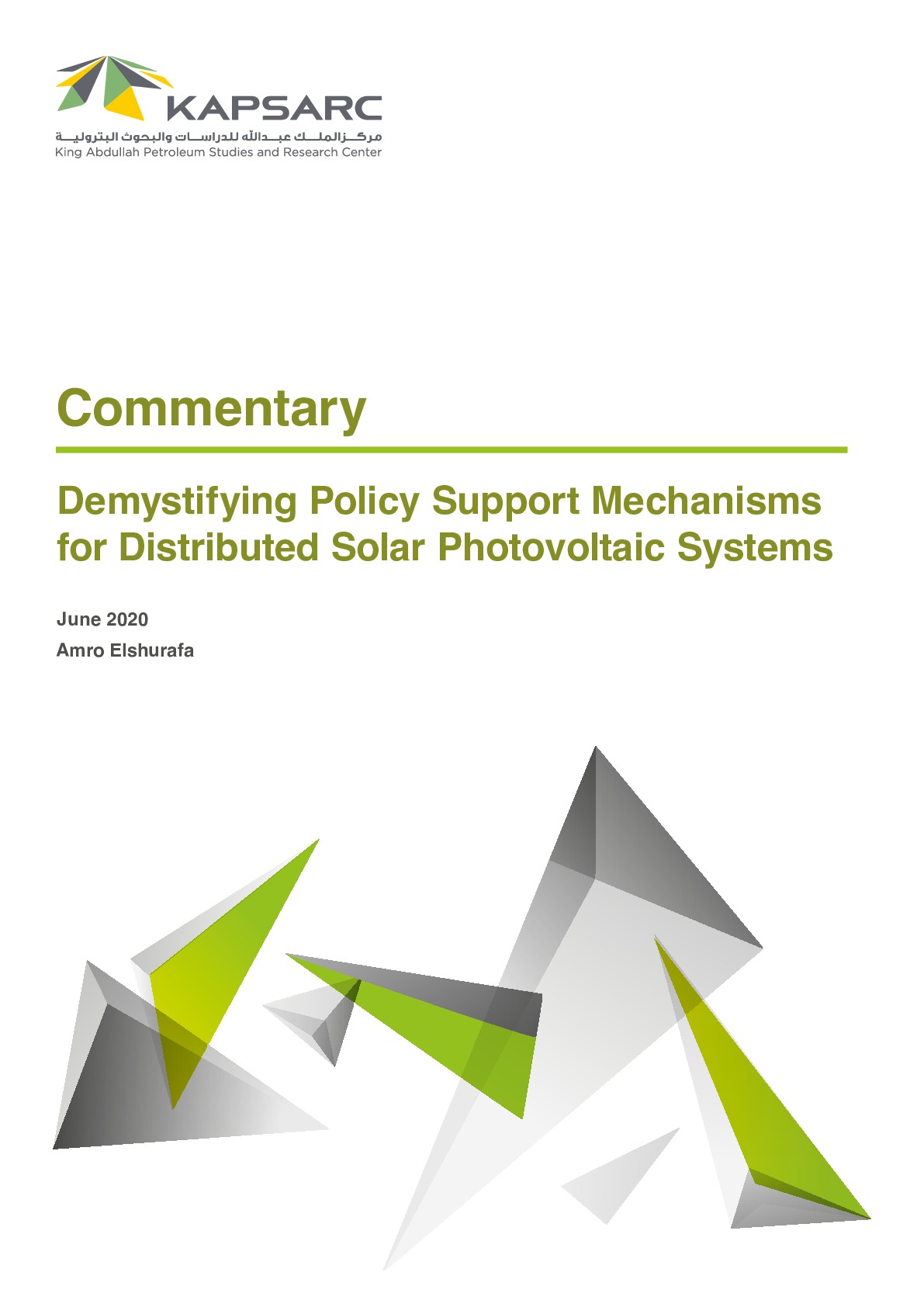 Demystifying Policy Support Mechanisms for Distributed Solar Photovoltaic Systems (1)