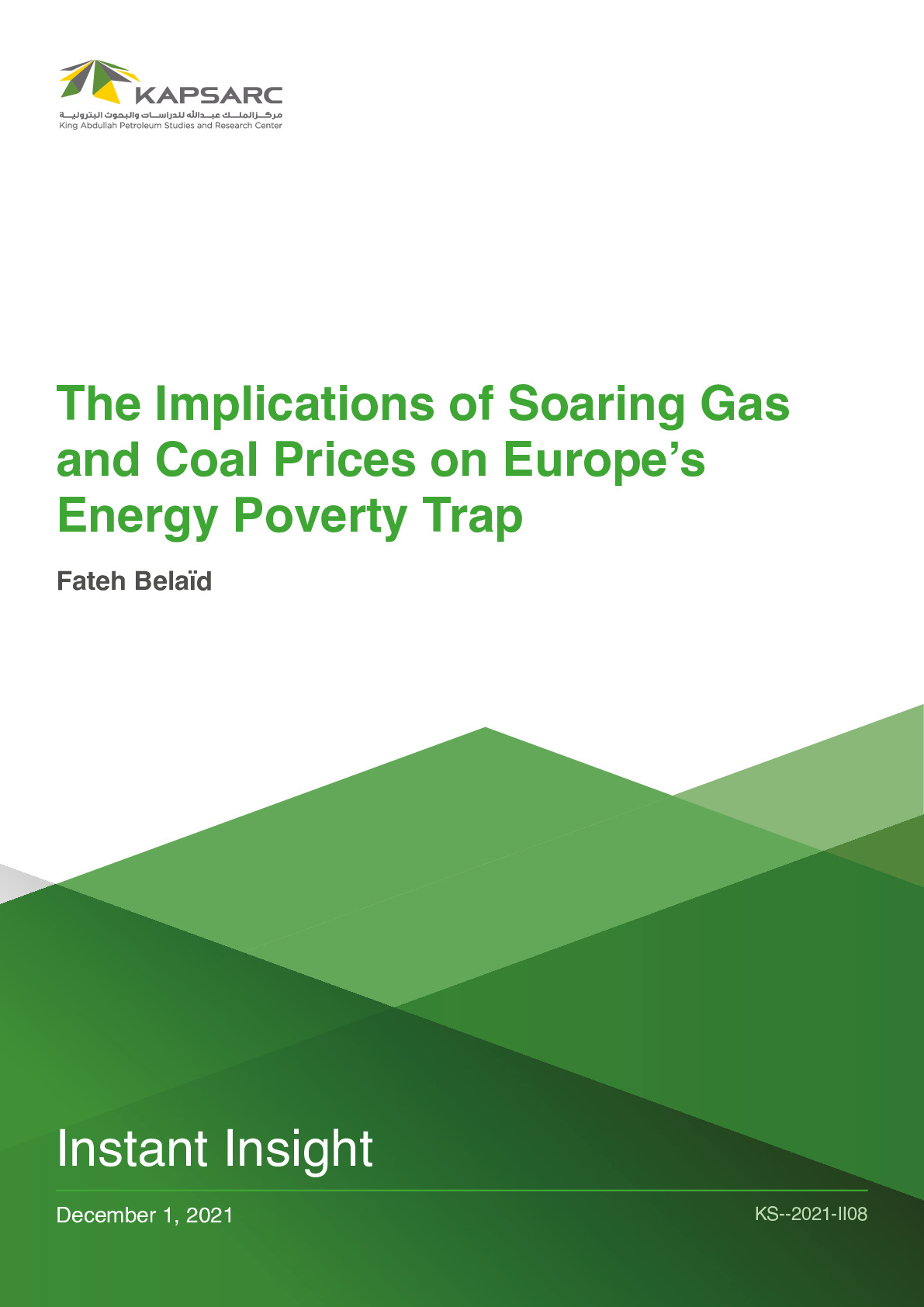 The Implications of Soaring Gas and Coal Prices on Europe’s Energy Poverty Trap (1)