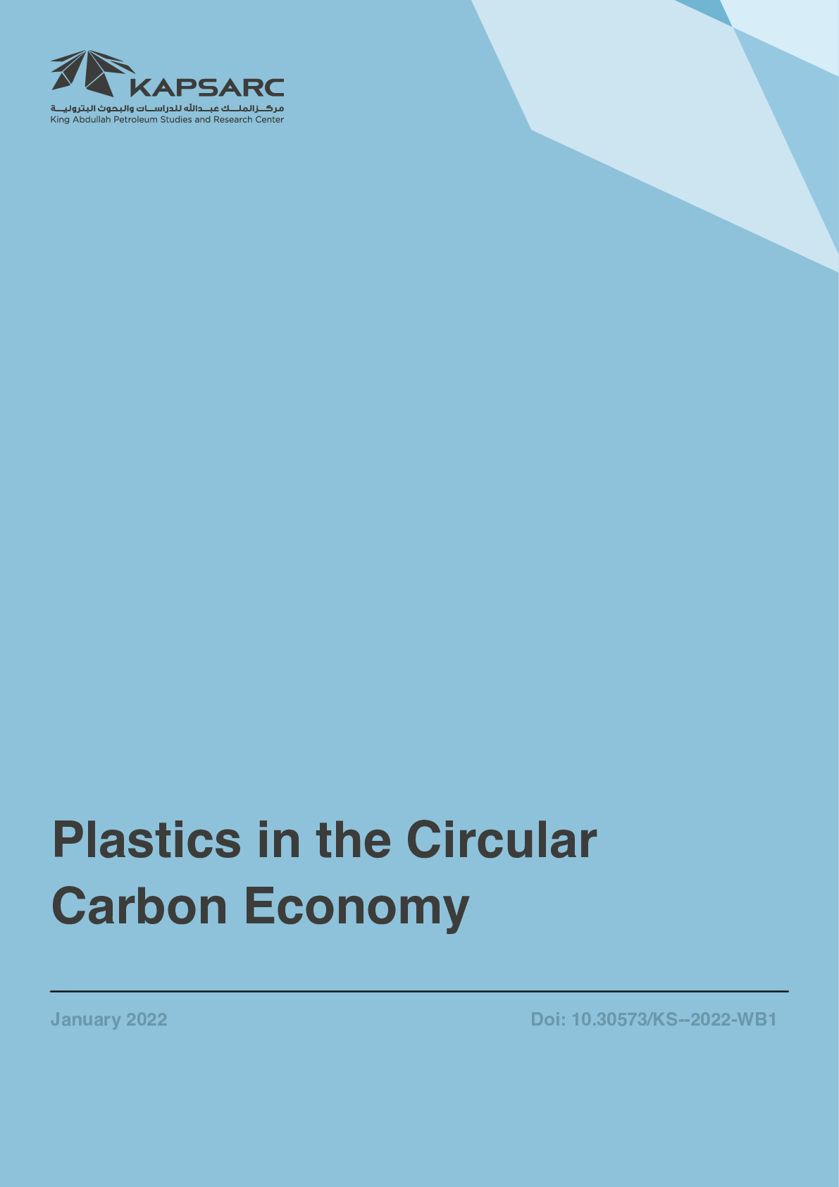 Plastics in the Circular Carbon Economy (1)