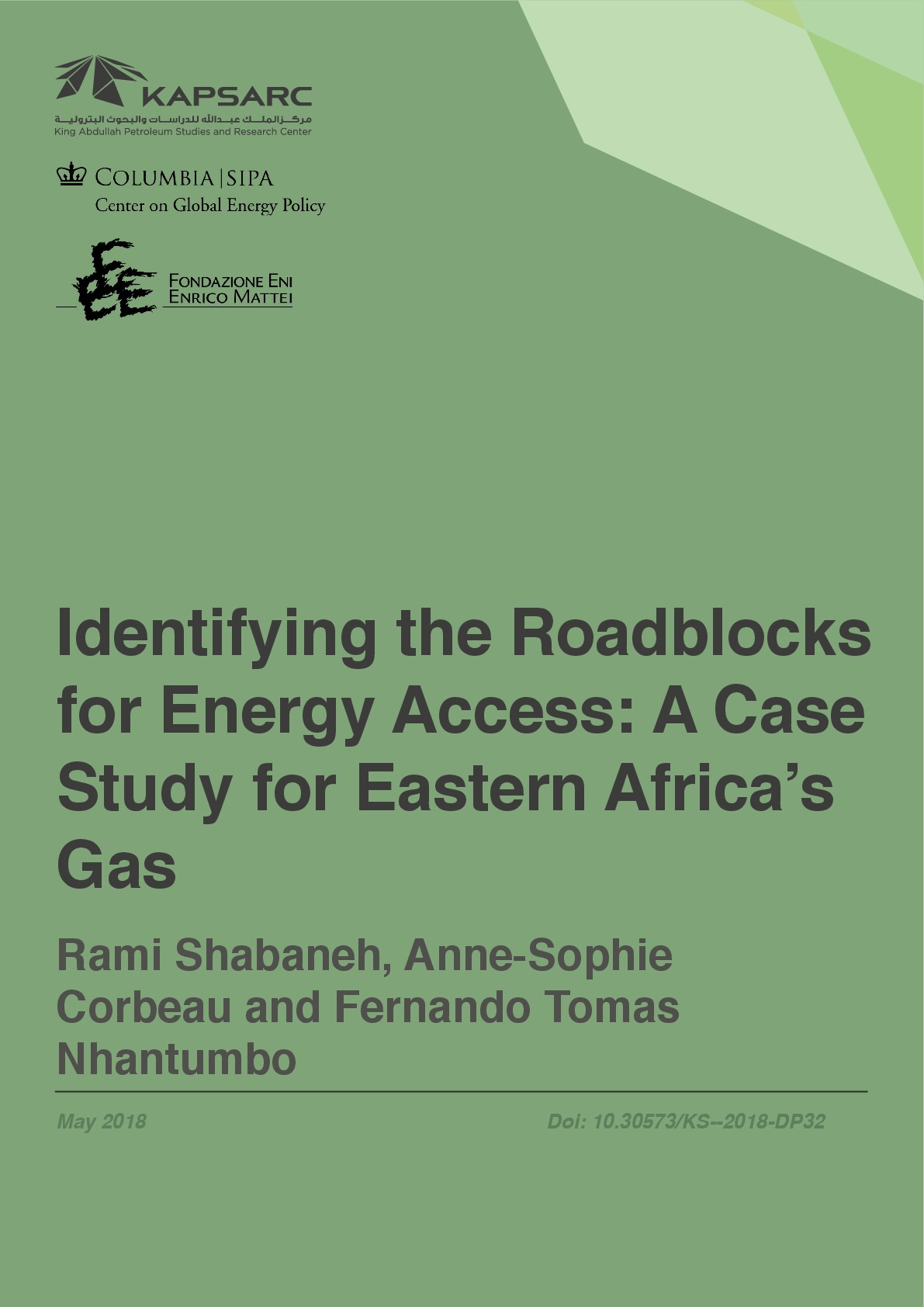 Identifying the Roadblocks for Energy Access: A Case Study for Eastern Africa’s Gas (1)