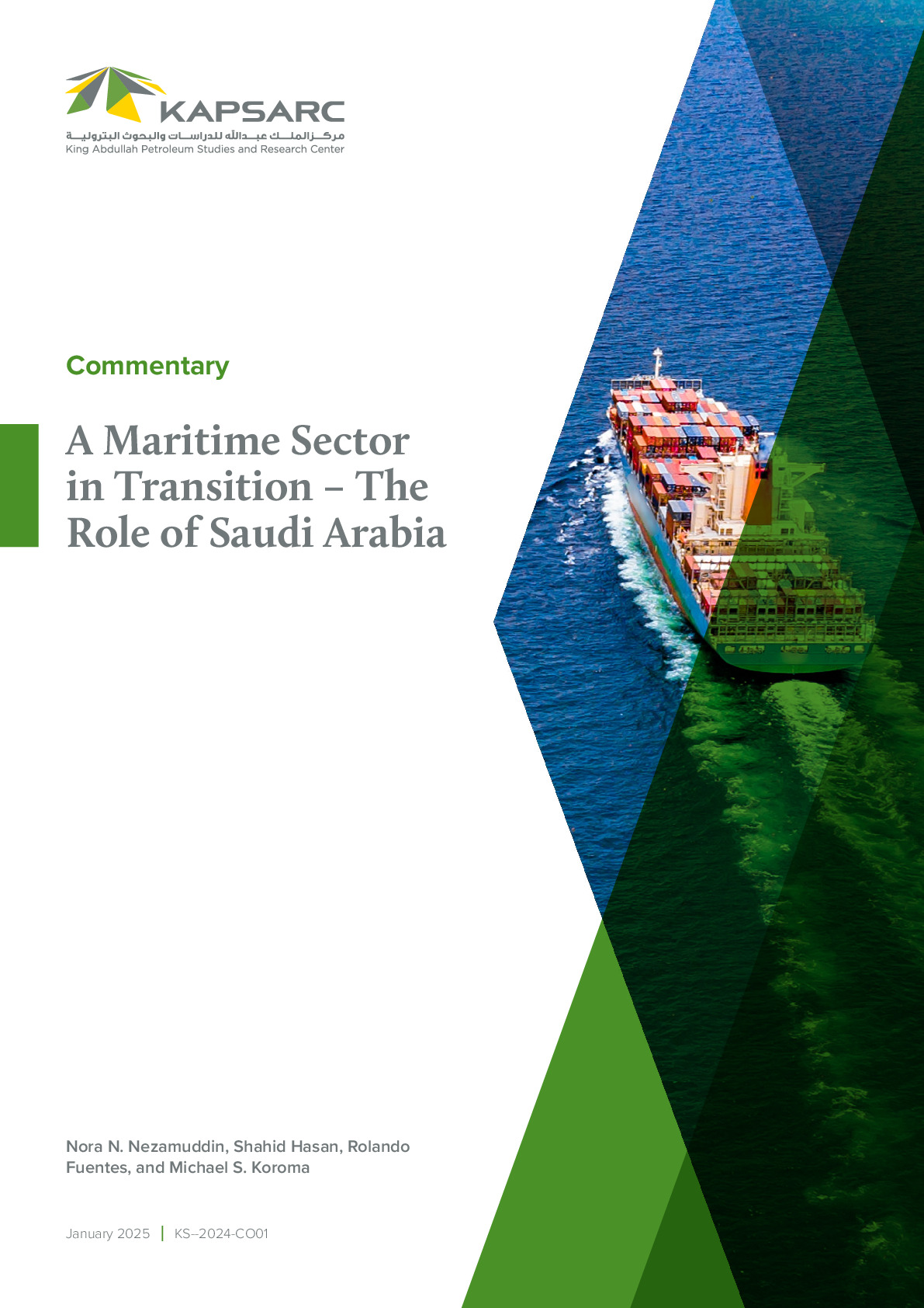 A Maritime Sector in Transition – The Role of Saudi Arabia (1)