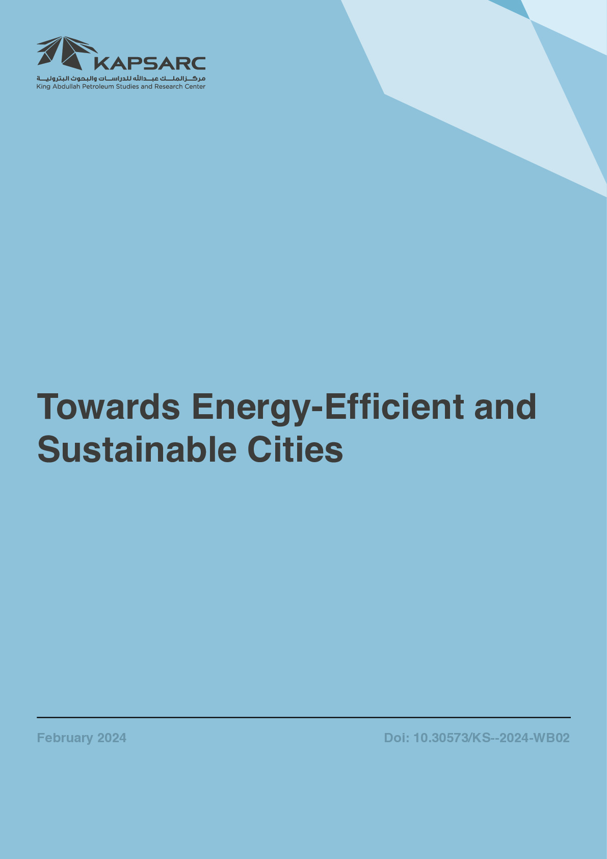 Towards Energy-Efficient and Sustainable Cities (1)