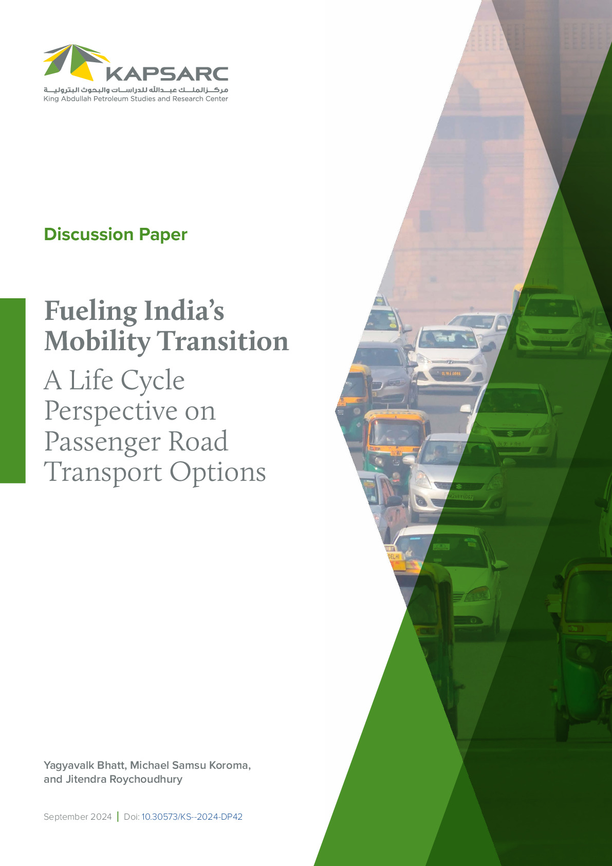 Fueling India’s Mobility Transition: A Life Cycle Perspective on Passenger Road Transport Options (1)