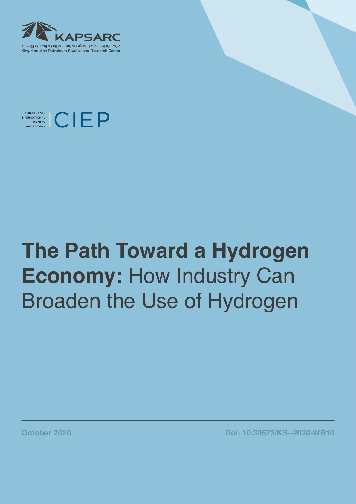 The Path Toward a Hydrogen Economy: How Industry Can Broaden the Use of Hydrogen (1)