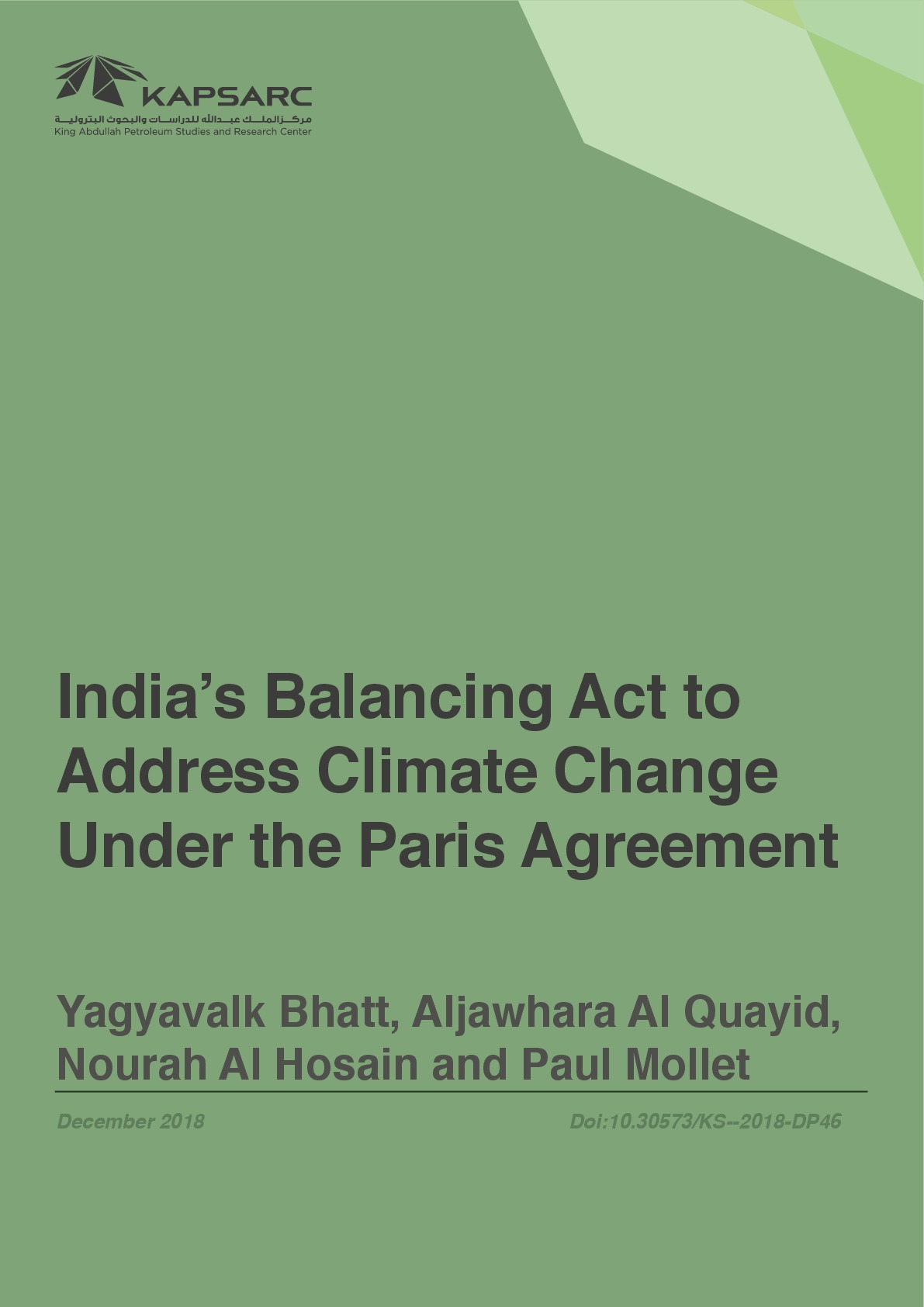 India’s Balancing Act to Address Climate Change Under the Paris Agreement (1)