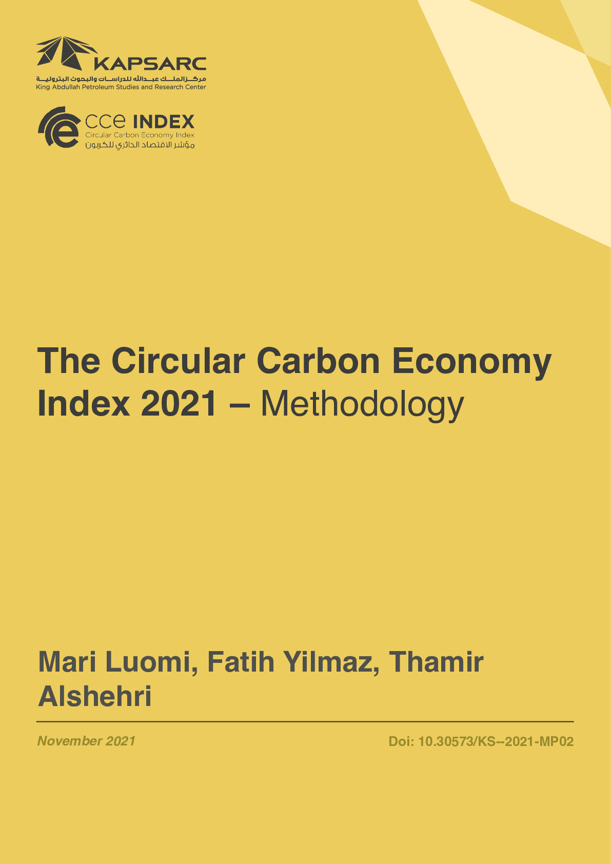 The Circular Carbon Economy Index 2021 – Methodology (1)