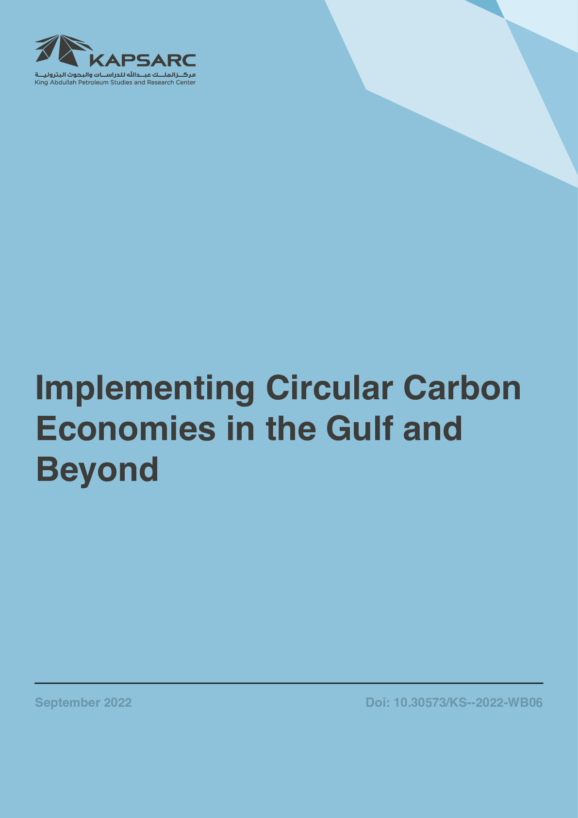 Implementing Circular Carbon Economies in the Gulf and Beyond (1)