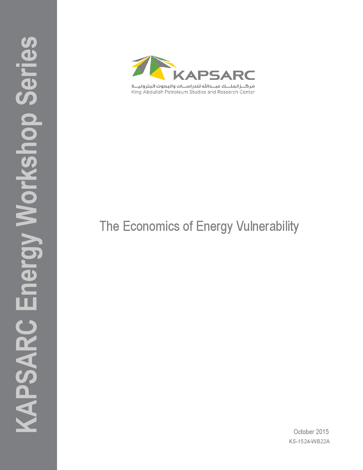 The Economics of Energy Vulnerability (1)