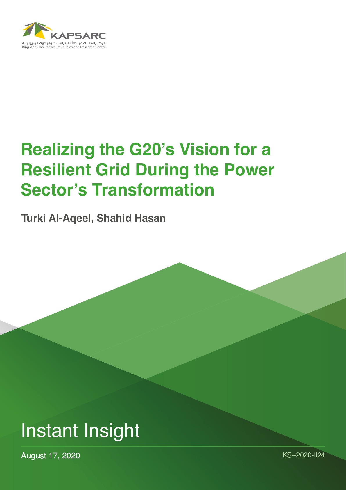 Realizing the G20’s Vision for a Resilient Grid During the Power Sector’s Transformation (1)