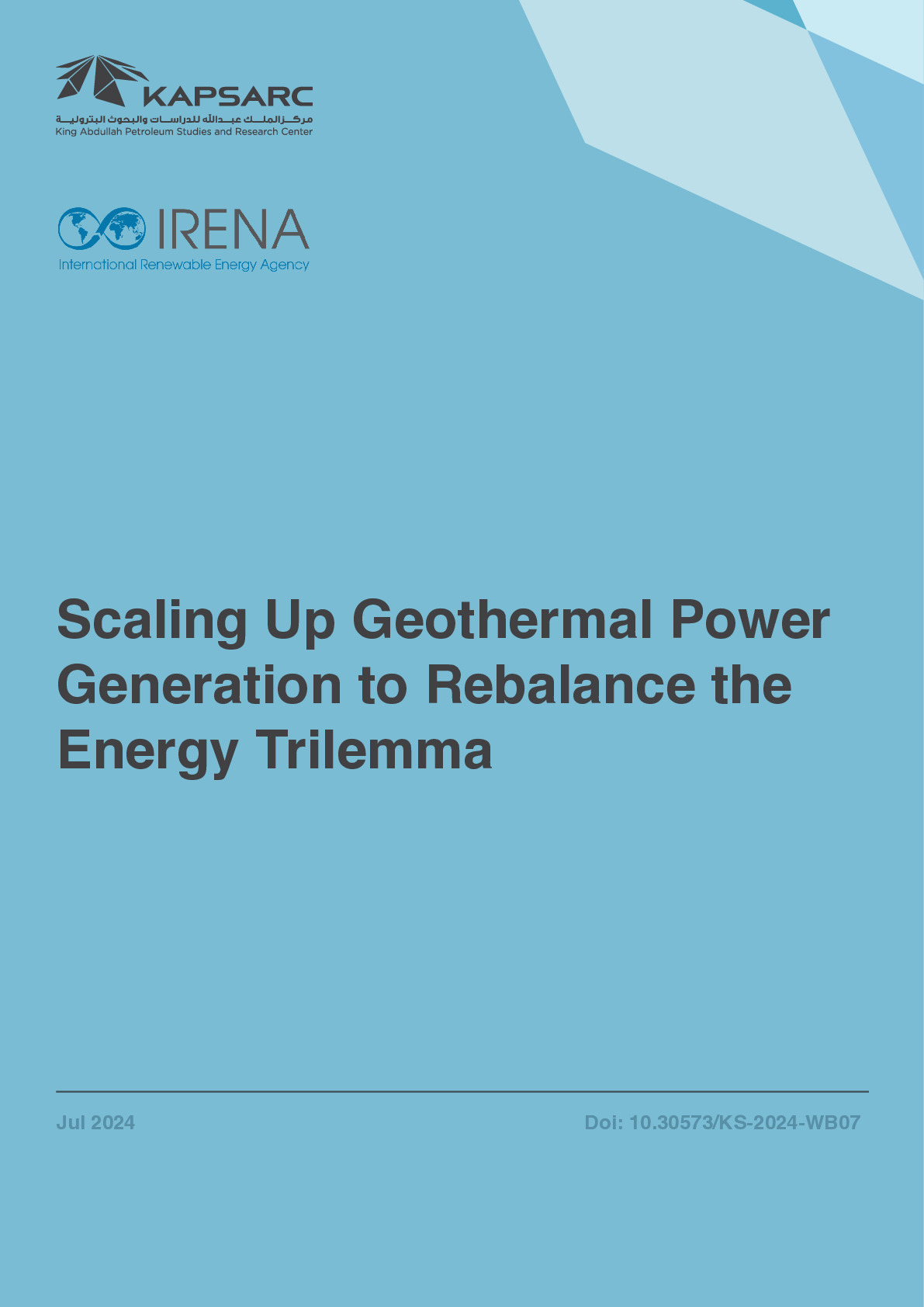 Scaling Up Geothermal Power Generation to Rebalance the Energy Trilemma (1)