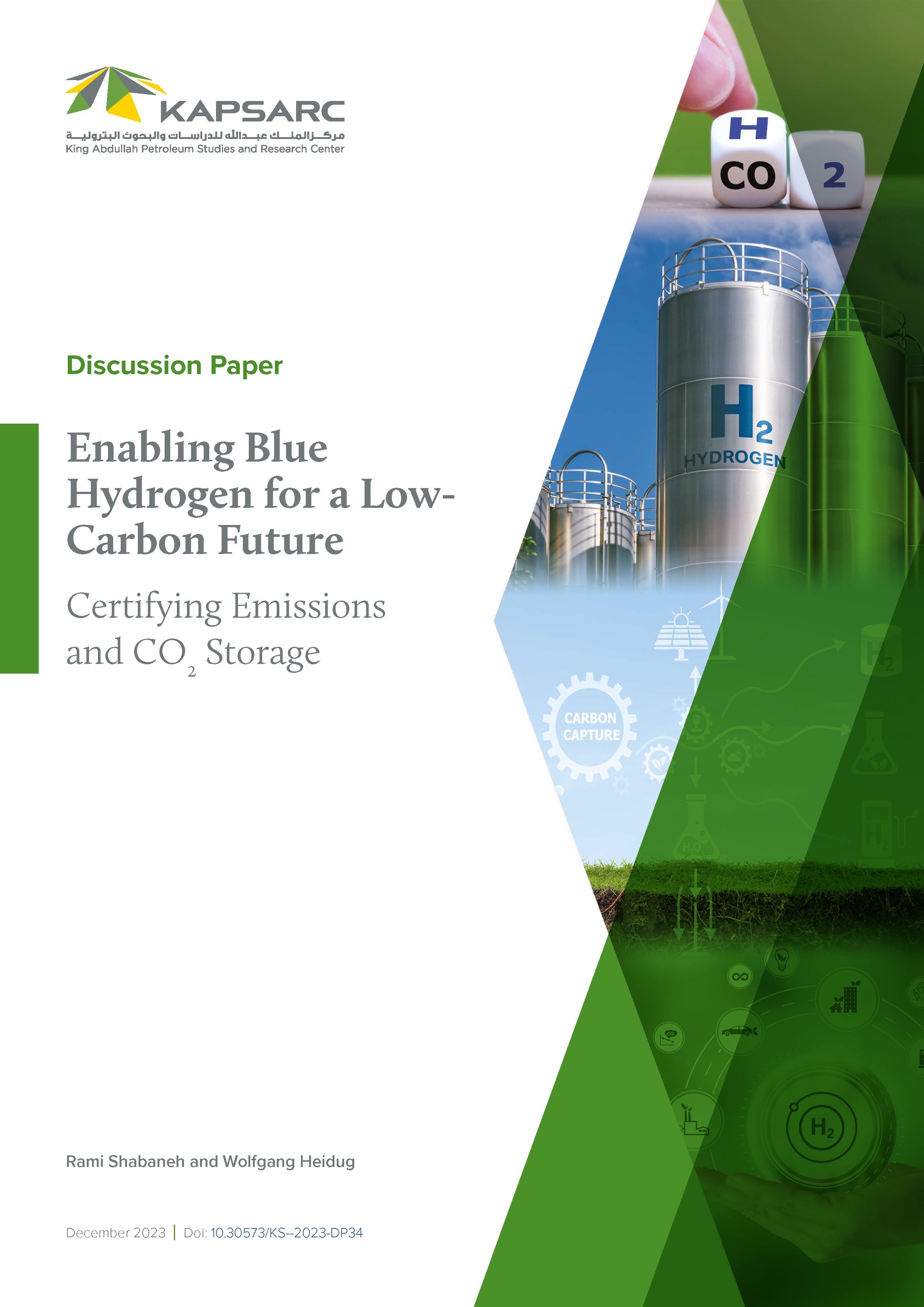 Enabling Blue Hydrogen for a Low- Carbon Future: Certifying Emissions and CO2 Storage (1)