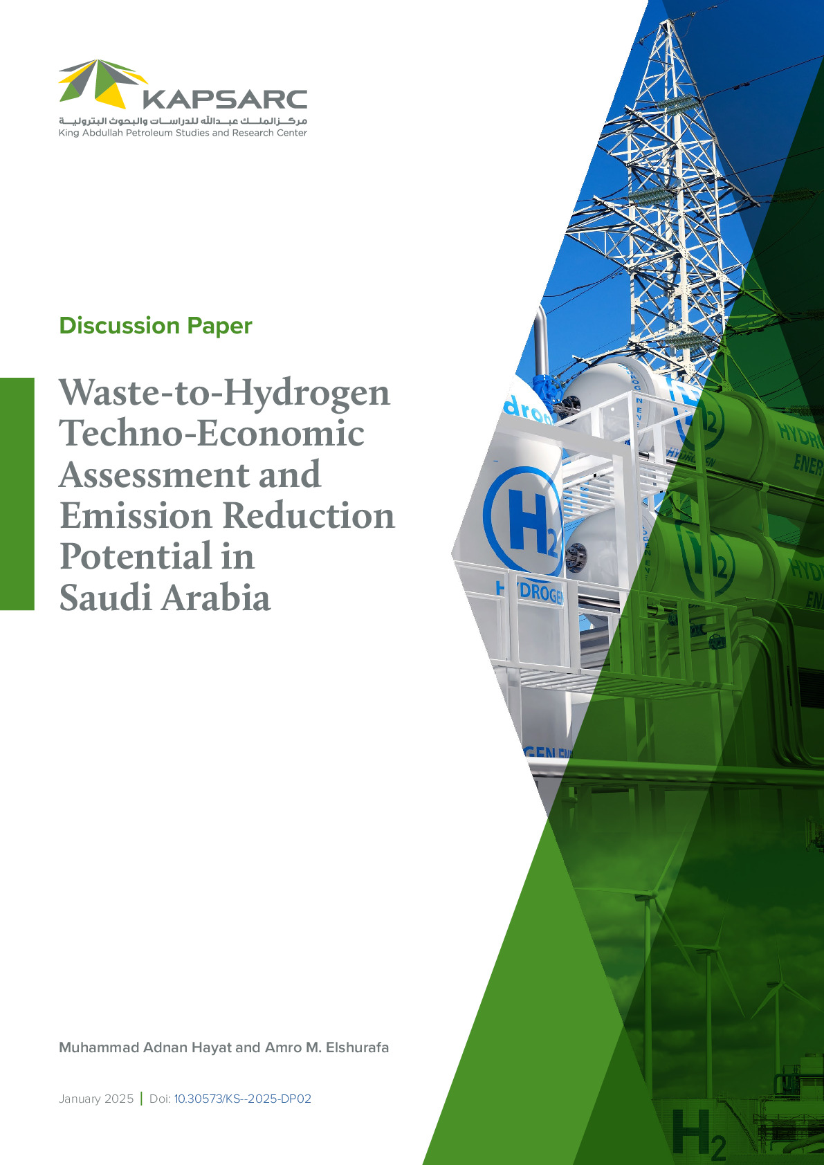 Waste-to-Hydrogen Techno-Economic Assessment and Emission Reduction Potential in Saudi Arabia (1)