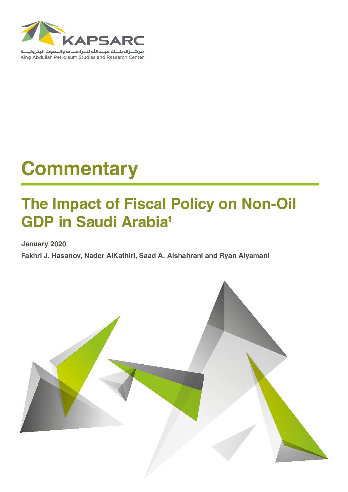 The Impact of Fiscal Policy on Non-Oil GDP in Saudi Arabia (4)