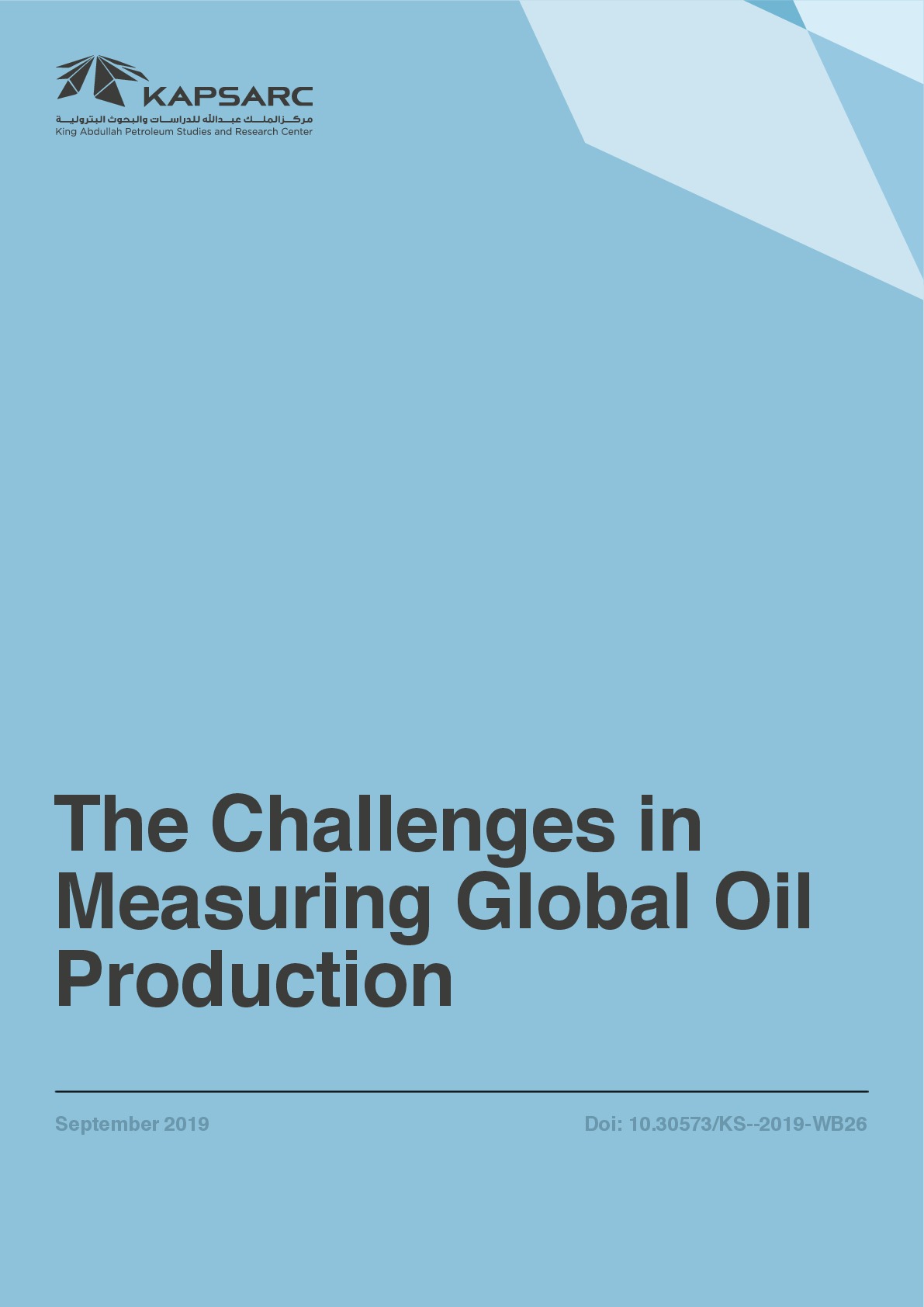 The Challenges in Measuring Global Oil Production (1)