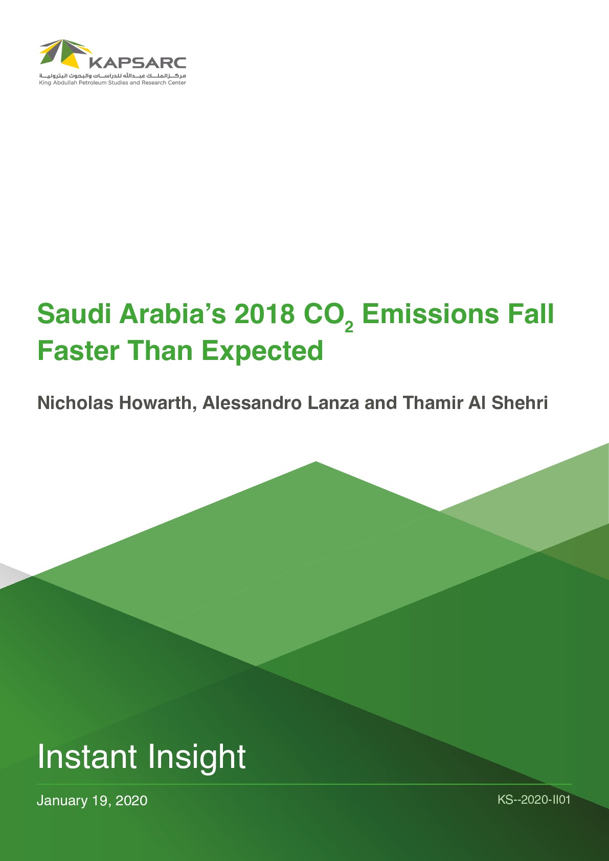 Saudi Arabia’s 2018 CO2 Emissions Fall Faster Than Expected (1)