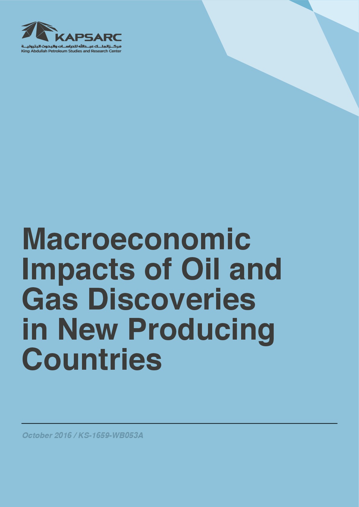 Macroeconomic Impacts of Oil and Gas Discoveries in New Producing Countries (1)