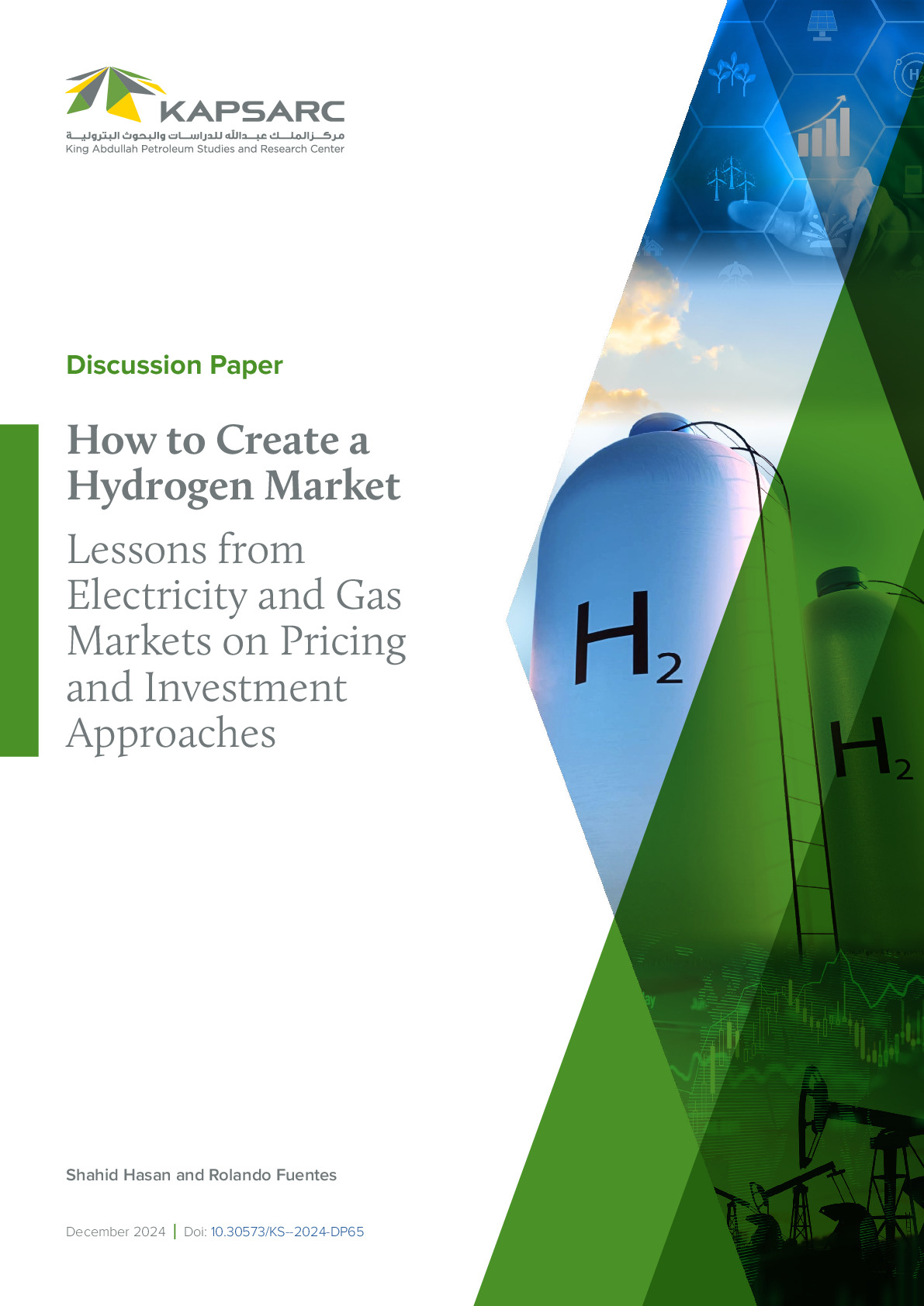 How to Create a Hydrogen Market? Lessons from Electricity and Gas Markets on Pricing and Investment Approaches (1)