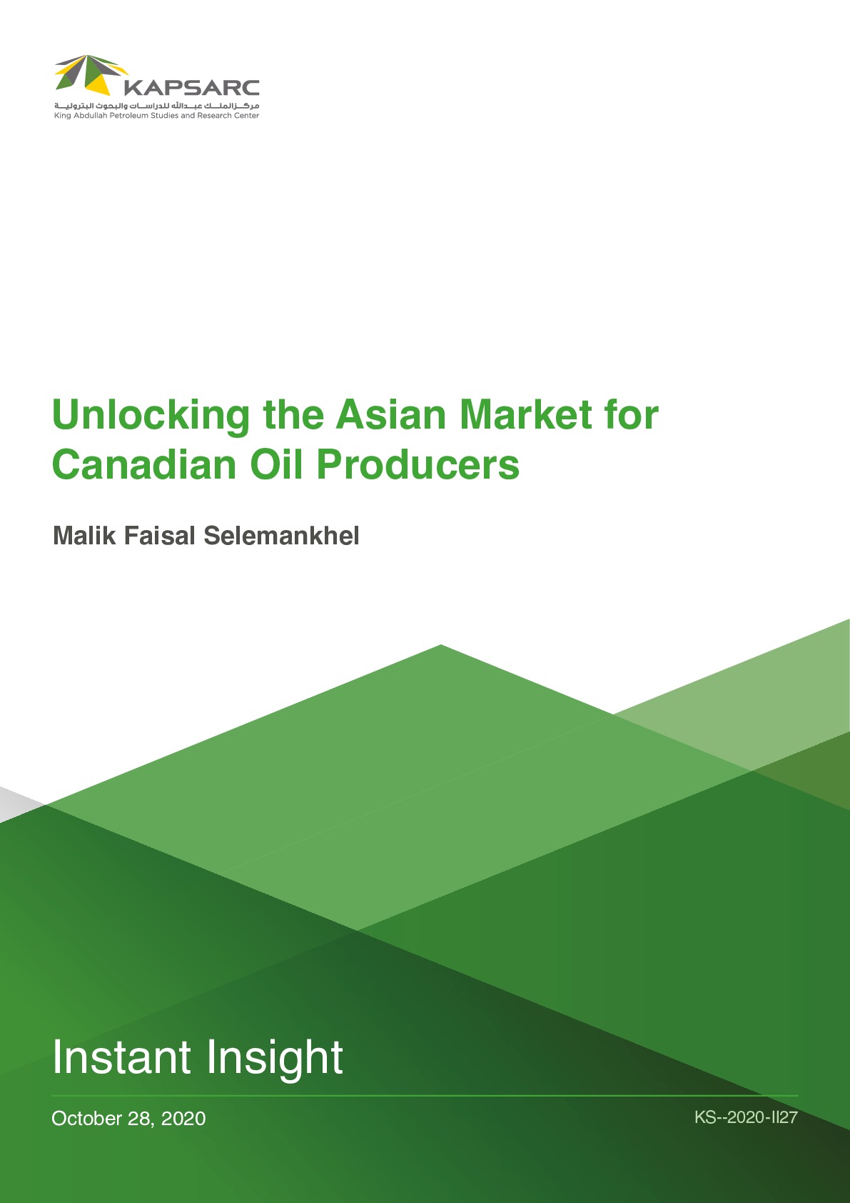 Unlocking the Asian Market for Canadian Oil Producers (1)