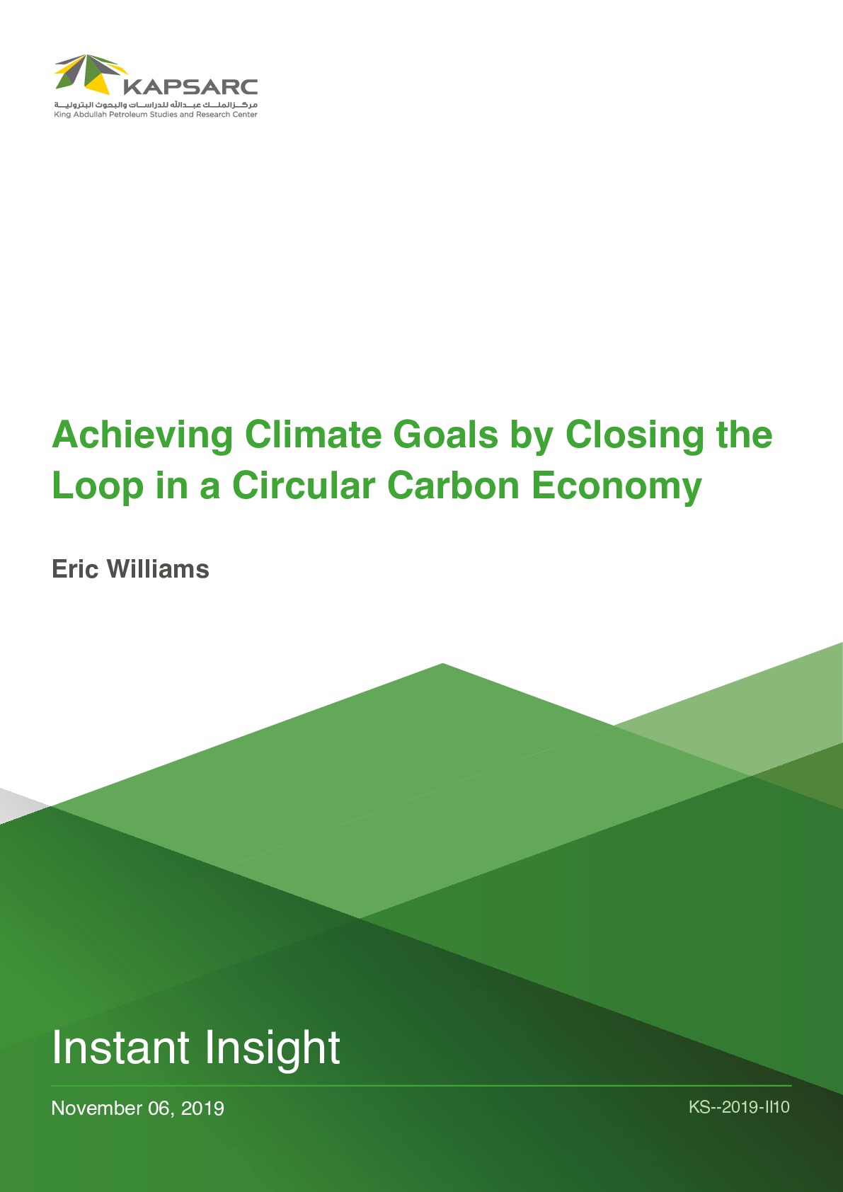 Achieving Climate Goals by Closing the Loop in a Circular Carbon Economy (1)