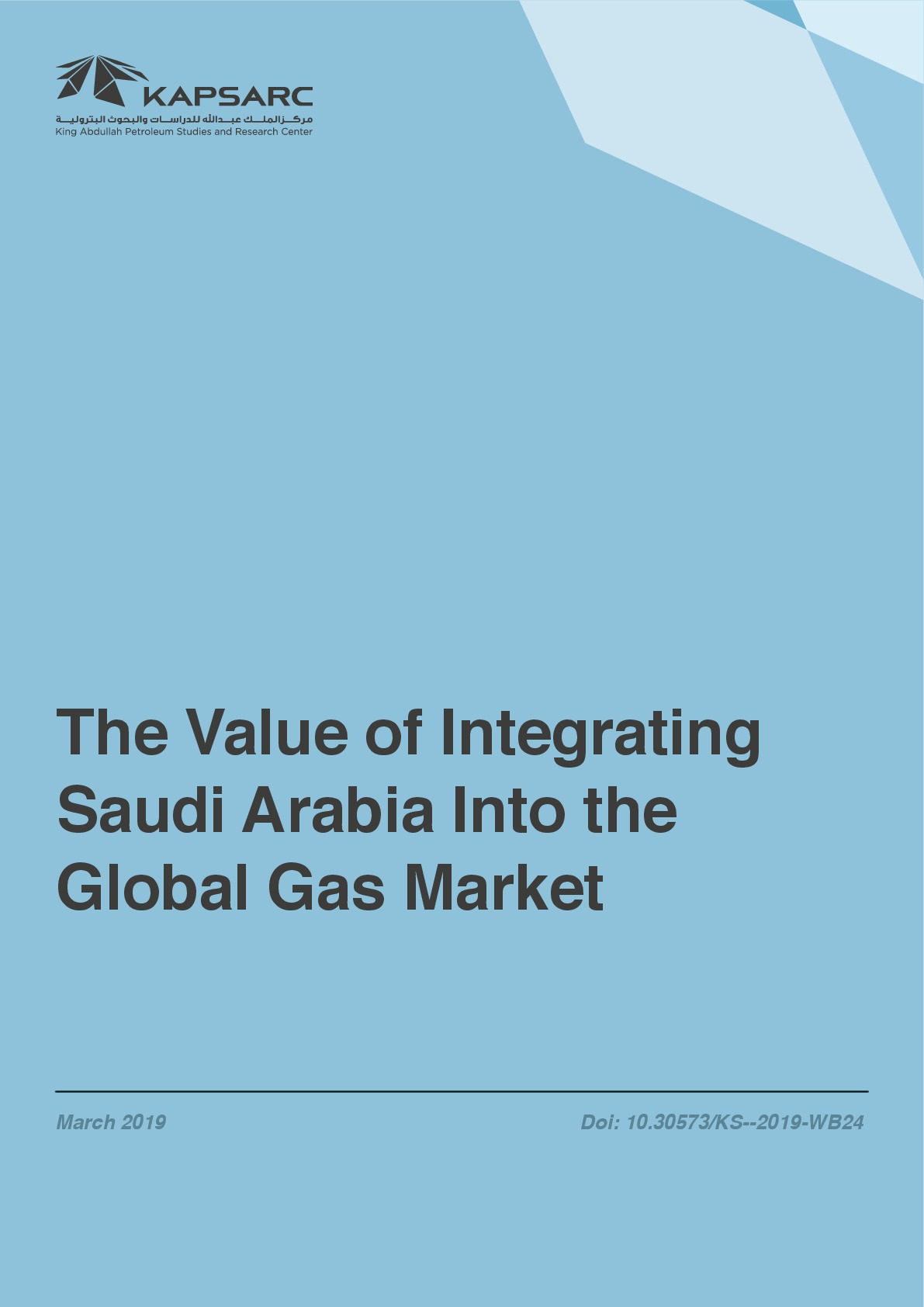 The Value of Integrating Saudi Arabia Into the Global Gas Market (1)