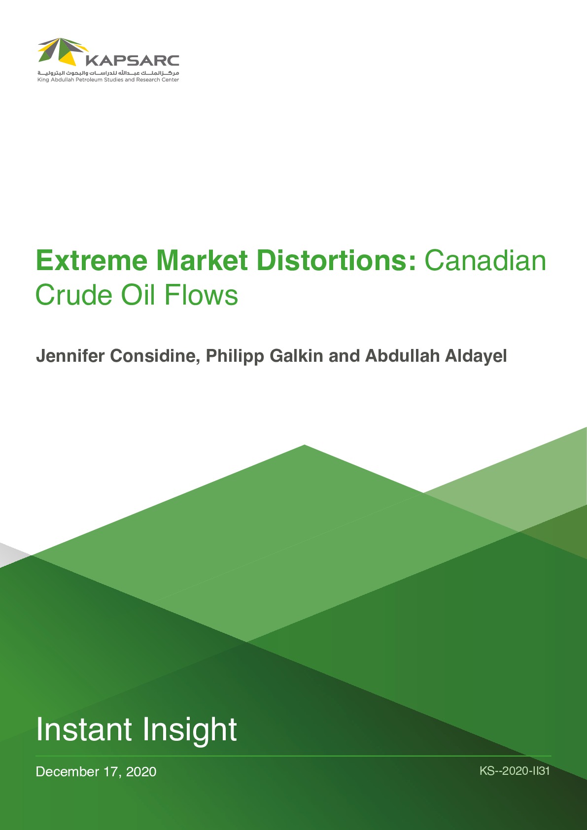 Extreme Market Distortions Canadian Crude Oil Flows (1)