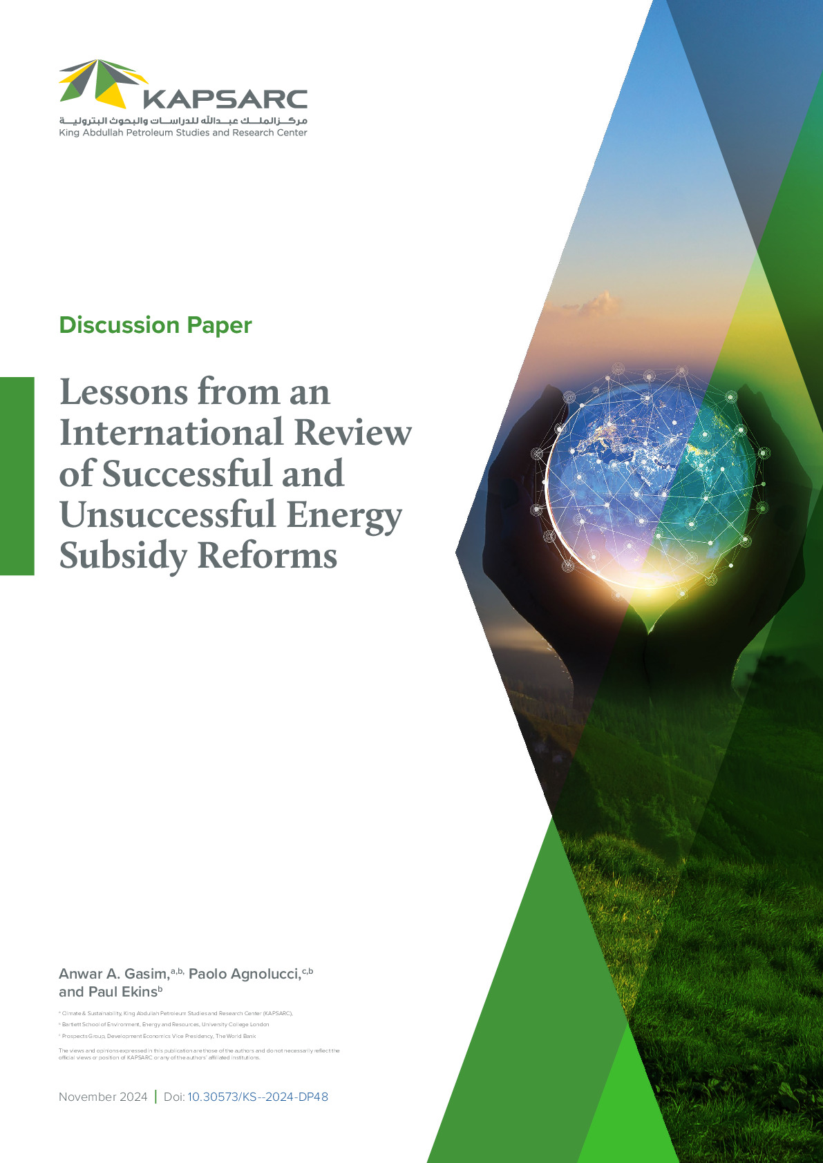 Lessons from an International Review of Successful and Unsuccessful Energy Subsidy Reforms (1)